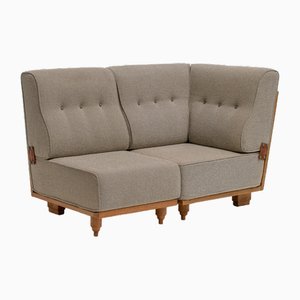 Set of French Elmyre Lounge Chairs by Guillerme & Chambron for Votre Maison, 1960s