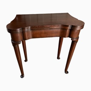 Table de Jeux Style George II avec Plateau Rabattable