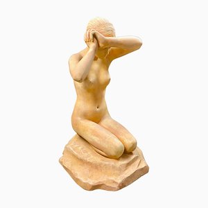 Stanislas Lami, Femme Nue, Début Du XXe Siècle, Terre Cuite