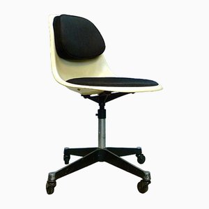 PSC Fiberglass Desk Chair by Charles & Ray Eames for Herman Miller, 1950s