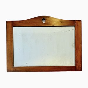 Vintage Arts and Crafts Mirror with Wooden Frame