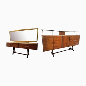 Mid-Century Modern Sideboard von Vittorio Dassi für Cecchini, 1950er, 2er Set