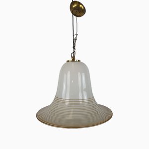 Lampada a campana in vetro di Murano, Italia, anni '70