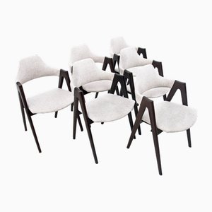 Danish Dining Room Chairs by Kai Kristiansen, 1960s, Set of 6