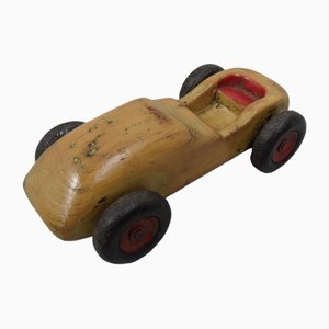 Vintage Spielzeugauto aus Holz