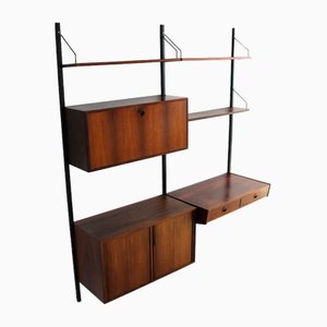 Vintage Danish Wall System in Rosewood for Hg Furniture, 1960s
