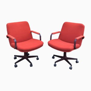 Set of Harcourt Armchairs attributed to Geoffrey Harcourt for Artifort, 1980s