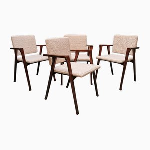 Luisa and 2 Luisella Armchairs by Franco Albini for Poggi, Set of 6