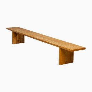 Rectangular Modernist Bench or Low Bookcase, 1970s