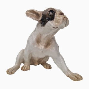 Figurine Bouledogue No. 2000 par Dahl Jensen pour Bing & Grøndahl, France