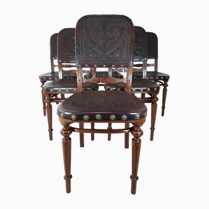 Adel Stühle Nobiliari Stühle von Michael Thonet für Thonet, 1881, 6er Set