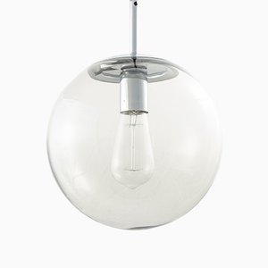 Crystal Globe Ceiling Lamp by Frank Ligtelijn for Raak Amsterdam, 1960s