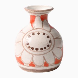 Italian Hand-Painted Vase from Desimone, 1970s