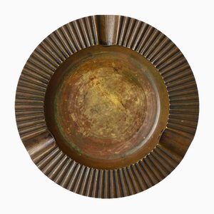 Cenicero danés Art Déco de bronce, años 30
