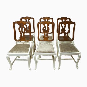 Oak Chairs in the style of Provencal, Set of 6