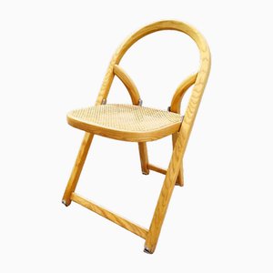 Mid-Century Italian Arca Folding Chair by Gigi Sabadin for Crassevig, Italy, 1970s