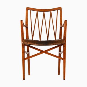 Fauteuil dans le Style d'Axel Larsson, Suède, 1940s