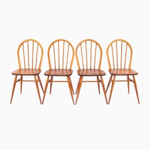 Windsor Chairs Model No 400 attributed to Ercol, 1960s, Set of 4