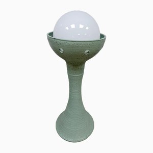 Lámpara de pie Brutist vintage de cerámica de Doria Leuchten, años 70