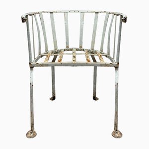 Sedia da giardino in ferro battuto, Regno Unito, XIX secolo