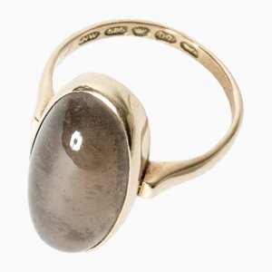 Gold and Smoke Quartz Ring from Nestor Westerback, 1957