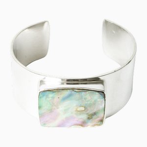 Silver and Mother of Pearl Cuff by Palle Bisgaard, 1960s