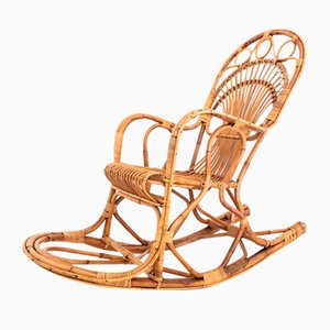 Italian Dune Chair in Bamboo, 1970s