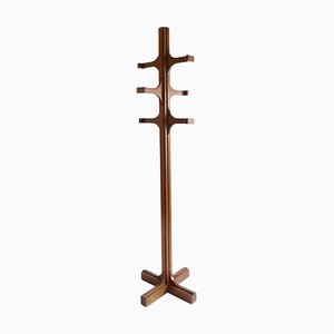 Sculptural Wooden Coat Stand attributed to Giuseppe Rivadossi, Italy, 1970s