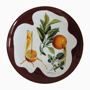 Erotic Grapefruit Porcelain Dish after Salvador Dali