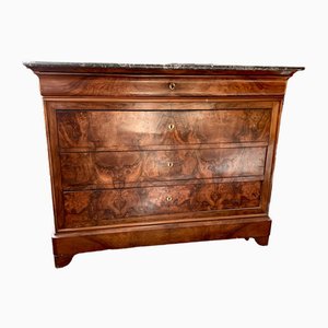 Louis Philippe Dresser in Mahogany and Glass