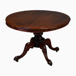 Viktorianischer ovaler Tisch mit Neigeplatte