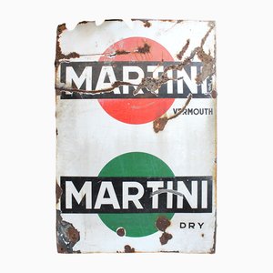 Vintage Martini Schild, 1970er