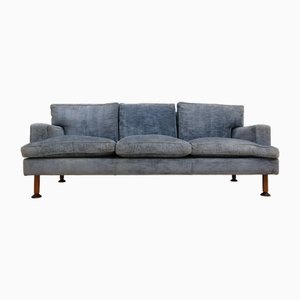 Mid-Century Velvet Sofa by Marco Zanuso, 1960s