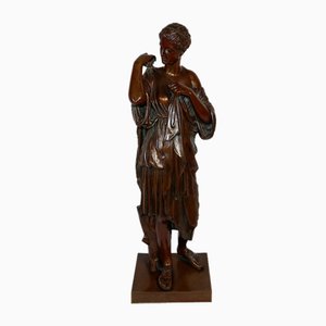 C. Sauvage d'après Praxitèle, Diane de Gabies, Début des années 1800, Bronze