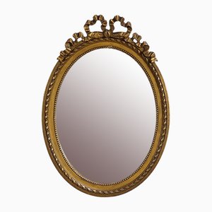 Specchio ovale antico Luigi XVI, fine XIX secolo