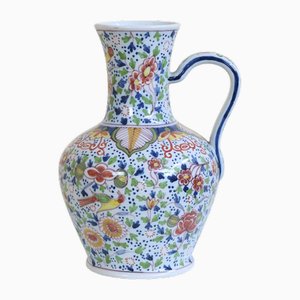 Handbemalte Bunte Vase von Royal Tichelar Makkum, 1960er