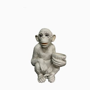 Mono de cerámica italiano, años 50