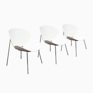 Side Chairs in the style of Pierre Paulin, 1980s, Set of 3