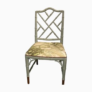 Chaise d'Appoint en Bois et Faux Bambou, Espagne