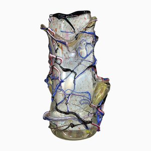 Jarrón grande de cristal de Murano, años 60