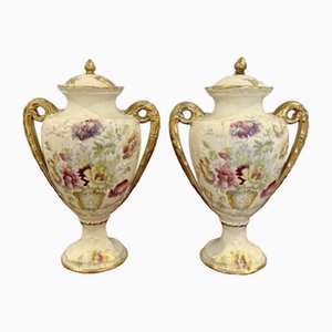 Antike viktorianische Vasen, 1880, 2er Set