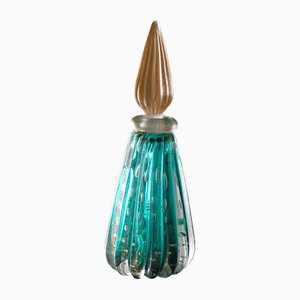Botella de cristal de Murano con tapón de Gambaro & Poggi, Italia