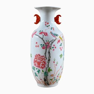 Jarrón chino de porcelana, década de 1800