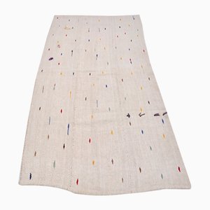 Turkish Neutral Organic Original Hemp Kilim