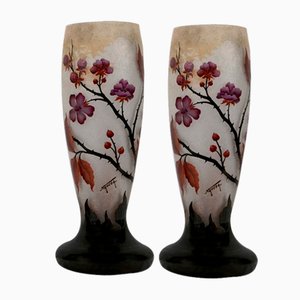 Antique Nancea Vases, 1890s, Set of 2