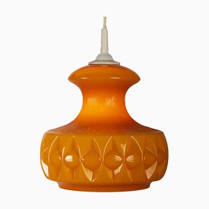 Orange Pendant Lamp from Peill & Putzler