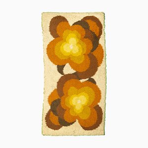 Brown Flower Rug from Desso