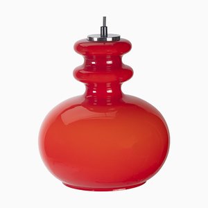 Red Pendant Lamp from Peill & Putzler