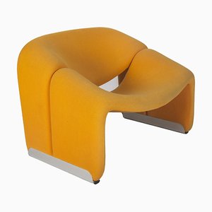Orangefarbener F598 Groovy Stuhl von Pierre Paulin für Artifort, 1960er