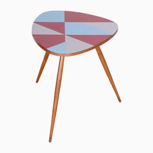 Small Mid-Century Table in Beech and Umakart, Czechia, 1950s